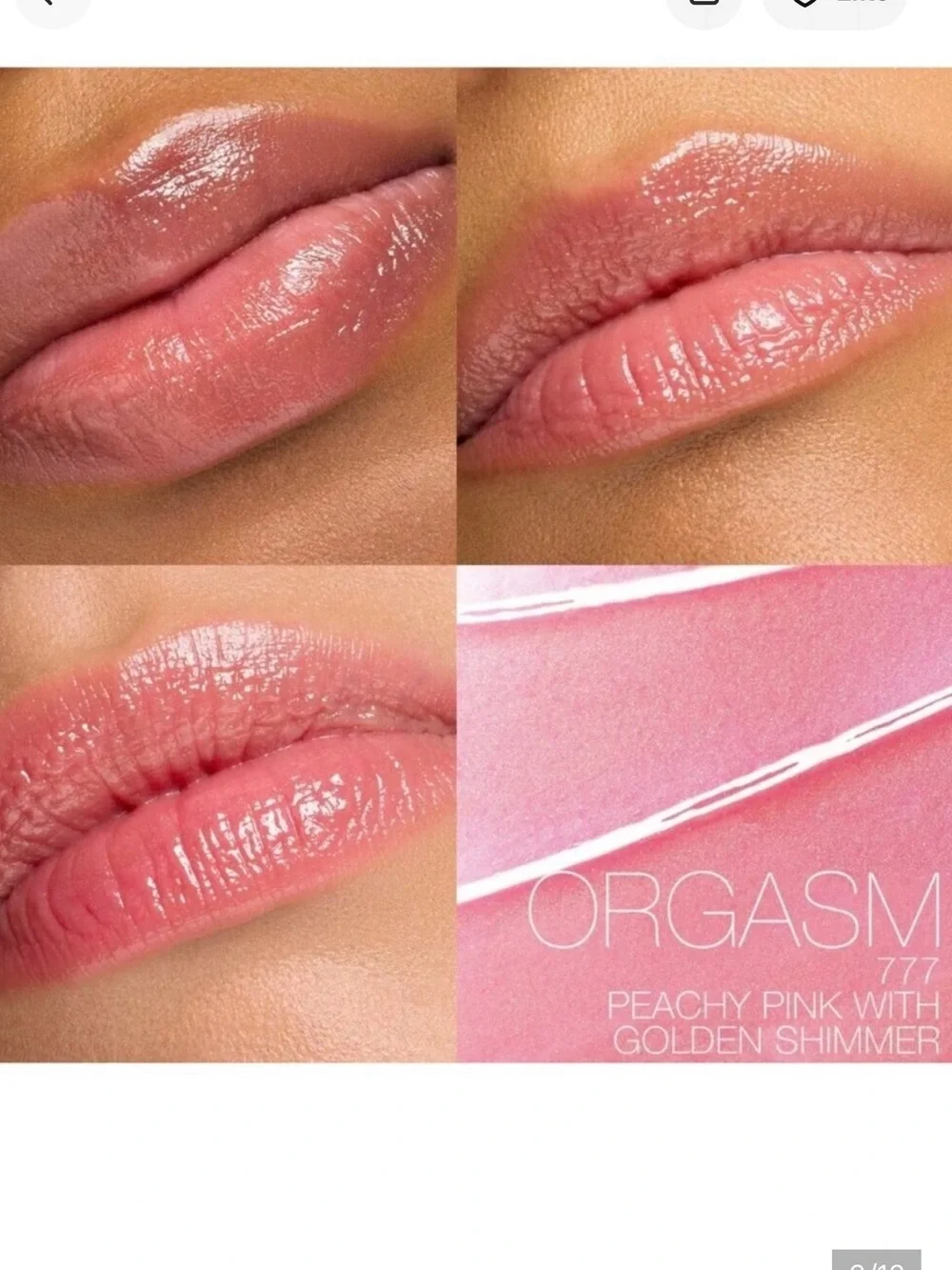 New! NARS Afterglow Lip Balm - Orgasm